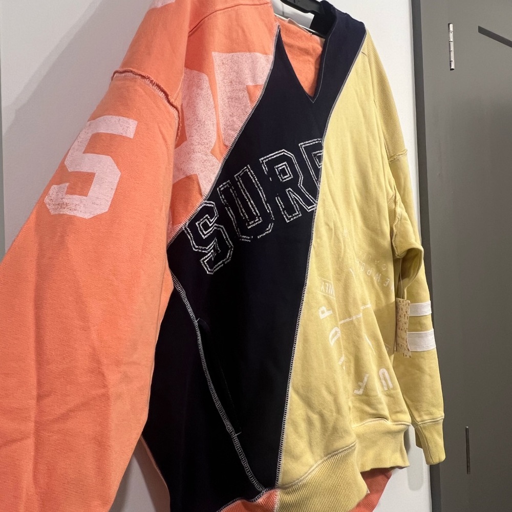 We The Free color block sweatshirt